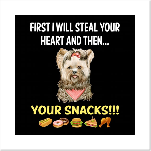 Steal Heart Yorkshire Terrier 65 Wall Art by blakelan128